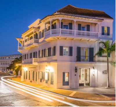 Hotel Hotel Sofitel Legend Santa Clara Cartagena nocną porą, Kolumbia