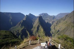 Widok na góry w Reunion