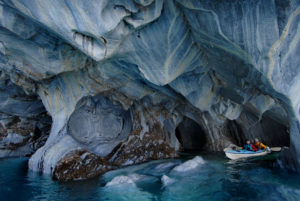 Jaskinie i lodowce w Patagonia Cavernas MarmolJorge Sanchez, Chile