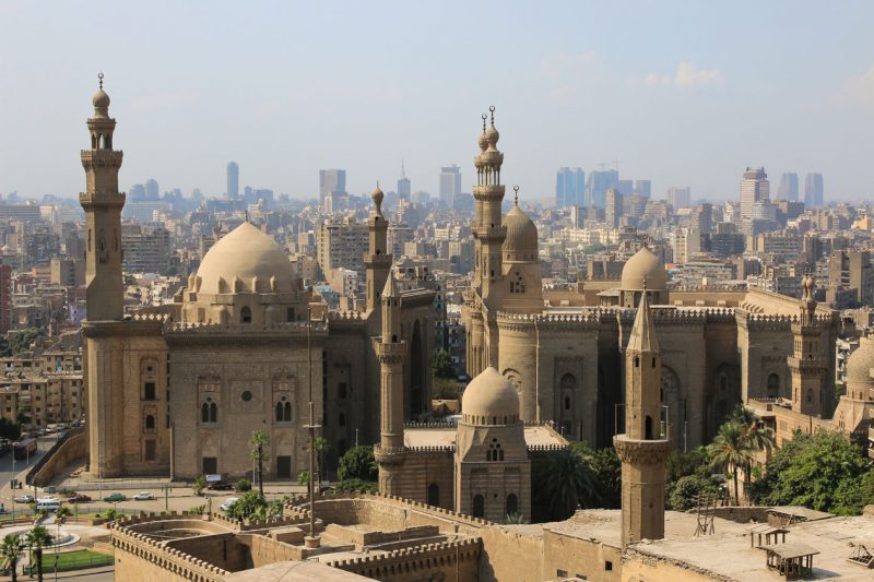 Budowle w Egipcie w Kairze