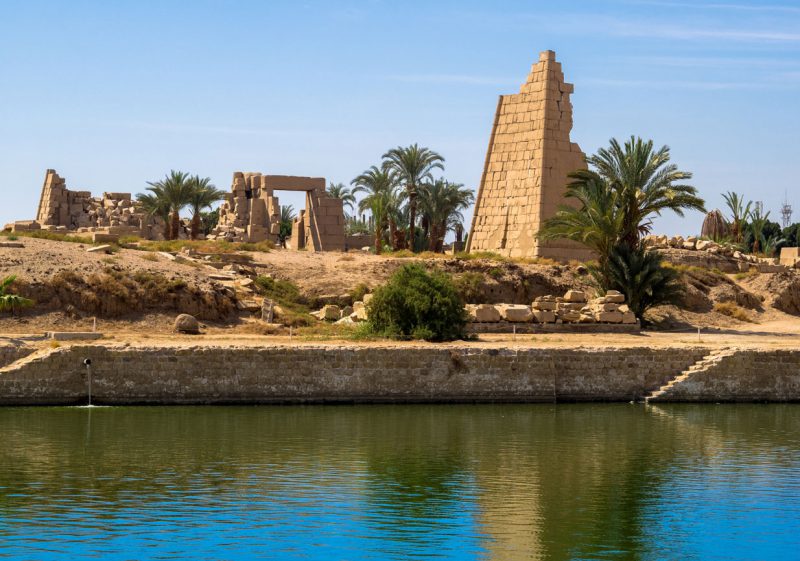 Widok z Nilu Egipt