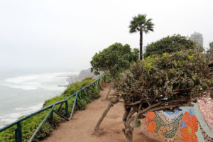 Ścieżka z widokiem na wybrzeże, Lima, Peru