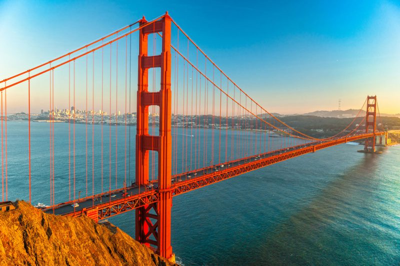 Czerwony most w San Francisco